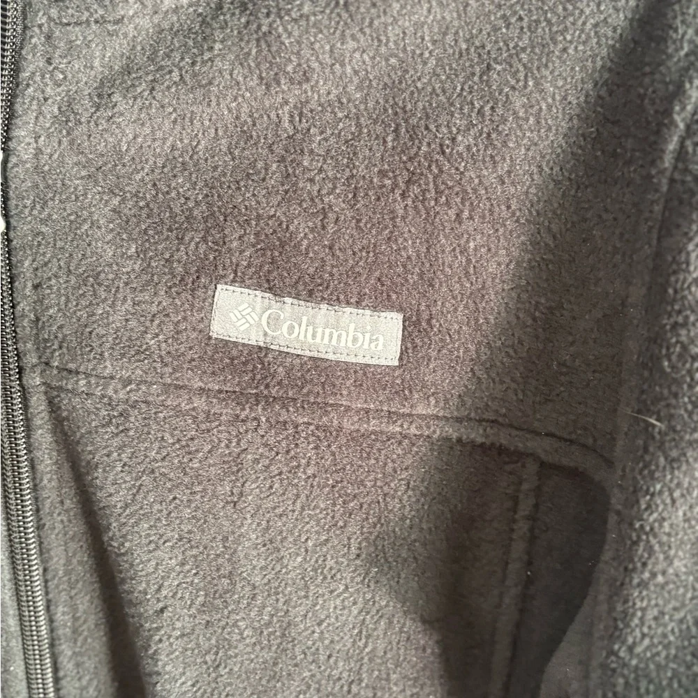 COLUMBIA BLACK FULL-ZIP FLEECE GIRLS JACKET (18-20)- WOMENS‎ MED